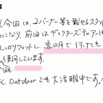 透明で、付けても見た目もよく大変気に入っています