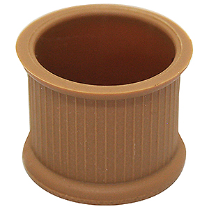 WAKI イスキャップ丸型 薄茶色 BC-275  28mm