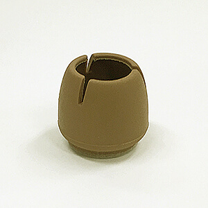WAKI ワイドフェルトキャップ丸脚用Mサイズ【薄茶】 BC-702