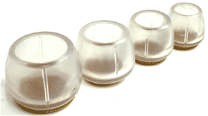 クリア脚キャップ