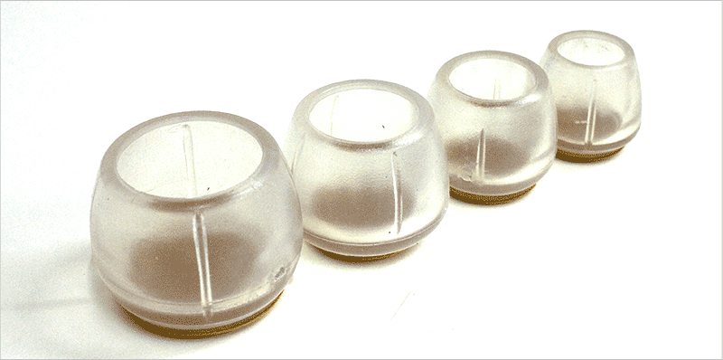 クリア脚キャップ　Sサイズ／Mサイズ／Lサイズ／XLサイズ